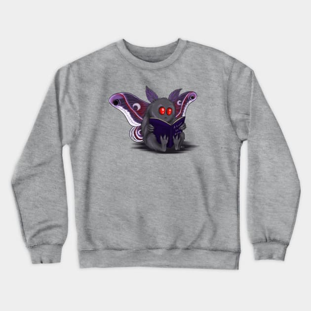 Cryptid Book Club - Mothman Crewneck Sweatshirt by ruthimagination